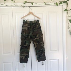 Vintage camo trousers
